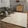 TT Home Hochflorteppich 60 x 100 cm Weiß