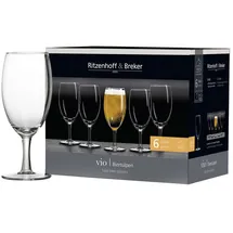 Ritzenhoff & Breker Vio Bierglas 0,38 l 6er Set