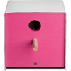 Nistkasten Twitter.pink, lackiertes Holz/Edelstahl, Focus Open Silber 2011, German Design Award 2012, pink, One Size