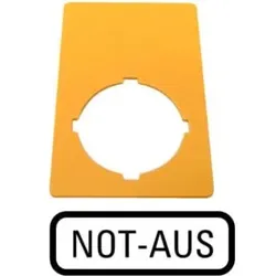 Eaton NOT-AUS-Schild NOT-AUS M22-XZK-D99