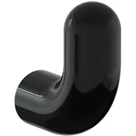 Vitra Liquid Handtuchhaken rund Schwarz hochglanz A4456839