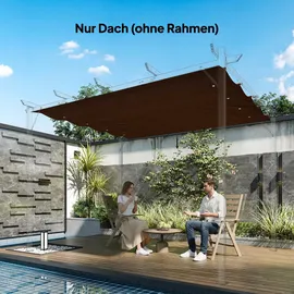 Outsunny Ersatzdach 1 Stück 2,86 x 2,45 x 0,23 m Beige