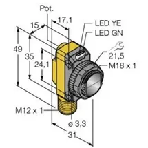Turck Reflexions-Lichttaster QS18VP6DQ8
