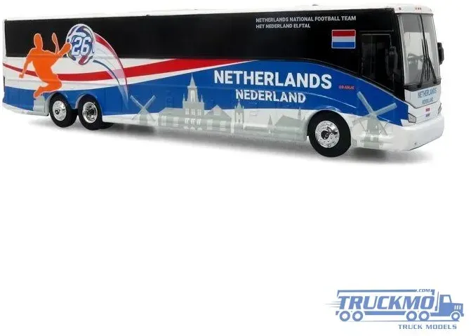 Iconic Replicas World Cup Netherlands National Team Van Hool CX-45 Coach Bus IR-0730