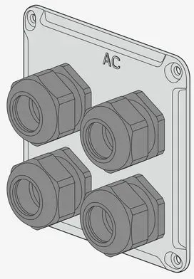 SMA AC Anschlussplatte 201013-00.01