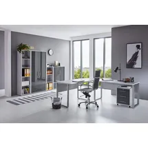 BMG Möbel Büro Office Edition Set 4 grau