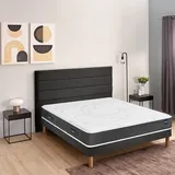 BULTEX Schaumstoff-matratze Recovery Bultex® 24 Cm Weiss/rauchgrau 180 x 200 cm