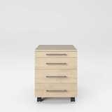 Phoenix Group Neo Rollcontainer, Holz, Artisan Eiche, 43x56x50 cm