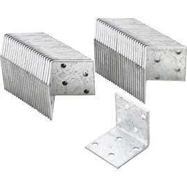 BGS Winkelverbinder 40 x 40 x 40 x 2 mm 50 Stück