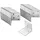 BGS Winkelverbinder 40 x 40 x 40 x 2 mm 50 Stück