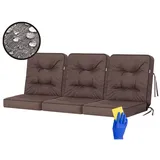 Bjird Bankauflage 150 x 50 x 5 cm braun 3 St.