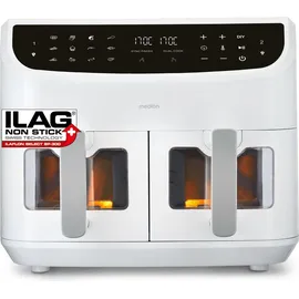 Medion P20 XXL Heißluftfritteuse 8,7 l 2.600 Watt weiß