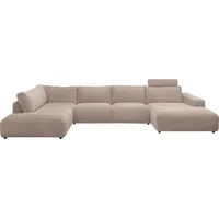 Musterring Wohnlandschaft Lucia U-Form, Verschiedene Farben, Cord-Bezug, Gesamtbreite 434 cm