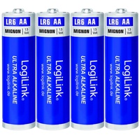 Logilink Ultra Power Alkaline Mignon AA 4er-Pack (LR6B4)