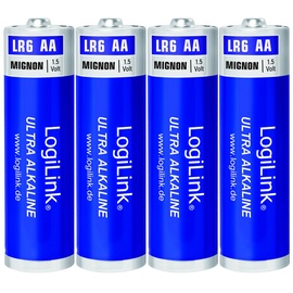 Logilink Ultra Power Alkaline Mignon AA, 4er-Pack (LR6B4)