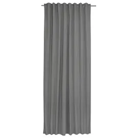 ELBERSDRUCKE Thermovorhang Embrace (B x H: 140 x 255 cm, 100 % Polyester, Grau)