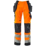 Mascot Wigan Handwerkerhose, hi-vis orange/schwarzblau 82C47