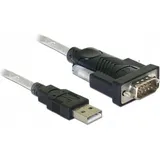 Art-Pol Delock USB-Kabel USB-A Stecker, VGA 9pol. Stecker 1.80m Schwarz 61308