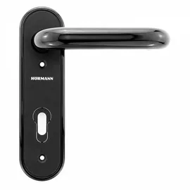 Hörmann Drückergarnitur Kurzschild schwarz,