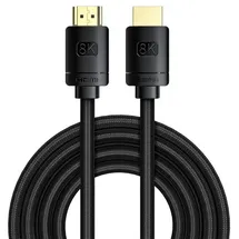 Baseus HDMI-Kabel 2.1 HDMI-Stecker HDMI-Stecker 300 cm Schwarz