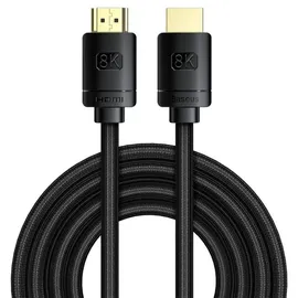 Baseus HDMI-Kabel 2.1 HDMI-Stecker HDMI-Stecker 300 cm Schwarz