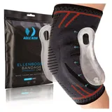 AGILE NOW Ellenbogenbandage Upgraded Rot L