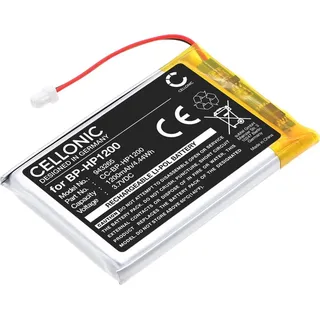 CELLONIC 1x Akku für Headset Kompatibel mit Sony MDR-DS7000, MDR-RF7000, MDR-RF7100, BP-HP1200 - (1200mAh, 3.7V) - Schwarz