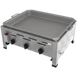 ChattenGlut Gasbräter 3-flammig 650 x 530 x 270 cm Edelstahl inkl. Pfanne