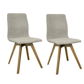 Andas Esszimmerstuhl »Rania« (Set) 2 Stk.Massivholzgestell, mit Keder