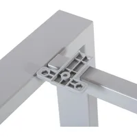 Rocada Schreibtisch Total BxTxH 120x60x73cm Gestell grau Platte Melamin