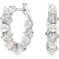 Swarovski Creolen Matrix 5709256 - weiß