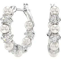 Swarovski Creolen Matrix 5709256 - weiß