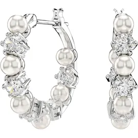 Swarovski Creolen Matrix 5709256 - weiß