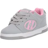 Heelys Girls' Voyager Tennis Shoe Grey/Light Pink 3 M US Big Kid - 3 Big Kid