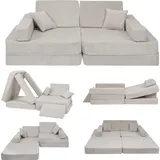 Angelove Kindersofa 2-in-1 grau