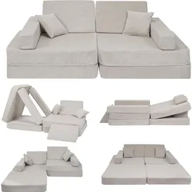 Angelove Kindersofa 2-in-1 grau