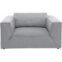 Tom Tailor HOME Loveseat »BIG CUBE STYLE«, mit bequemen Stegkissen, extra große Sitztiefe, Breite 147 cm grau