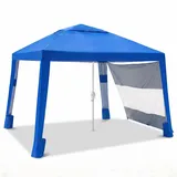 Sekey Strandmuschel 240x240cm Pop Up Strandzelt UV50+ Windfest Höhenverstellbar