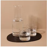 metallbude Deko-Tablett Siva Stahl Schwarz