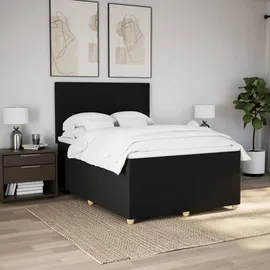vidaXL Boxspringbett 140 x 200 cm Schwarz