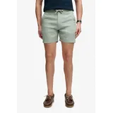 Superdry für Herren. M7110520A Shorts Merchant Leinen, grün S, Lässig