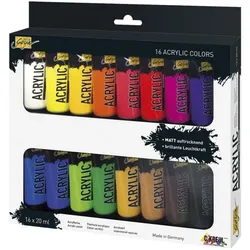 KREUL SOLO GOYA 16er-Set Acrylfarben »Solo Goya« 20 ml