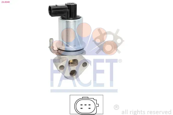 FACET AGR-Ventil 230040 für Skoda
