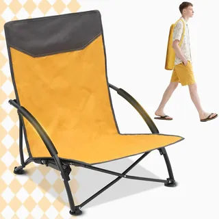 Sekey Campingstuhl Klappstuhl Gelb