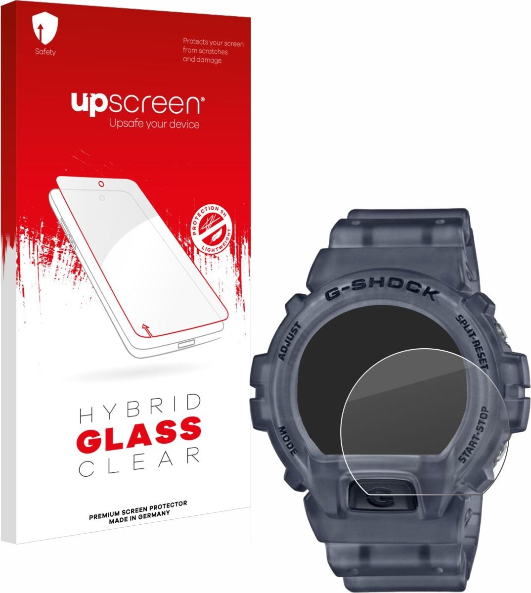 upscreen Scratch Shield Panzerglasfolie, Smartwatch Schutzfolie, Transparent