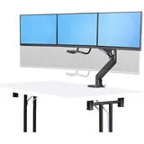 Startech 3M1A3SG Monitor Halterung 27" Schwarz/Silber