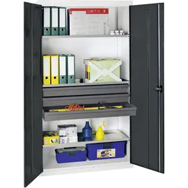 stumpf metall Werkzeug und Materialschrank 3000 RAL 7035/7016 3 Schubladen 3 Wannen