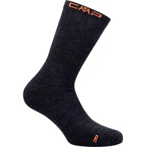 CMP Hiking Wool Sock Mid 2 Paare Schwarz 46-48