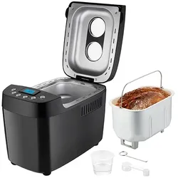 Unold 68525 Backmeister Big Black bis zu ca. 1.500 g Brotgewicht 15 gespeicherte Programme