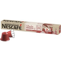Nescafe Kaffeekapseln Farmers Origins, Colombia Espresso Decaf, 10 Kapseln, für Nespresso